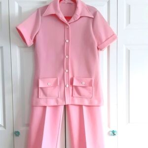 Alfred Dunner Vintage Pink Pantsuit